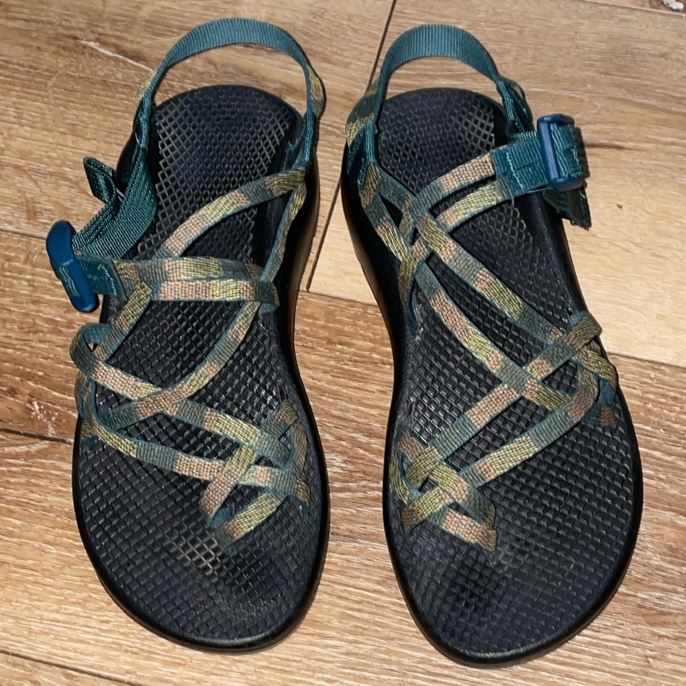 Chaco Women's Sandals - Black and Green